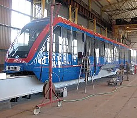 Vag&atilde;o ferrovi&aacute;rio em prepara&ccedil;&atilde;o para preserva&ccedil;&atilde;o